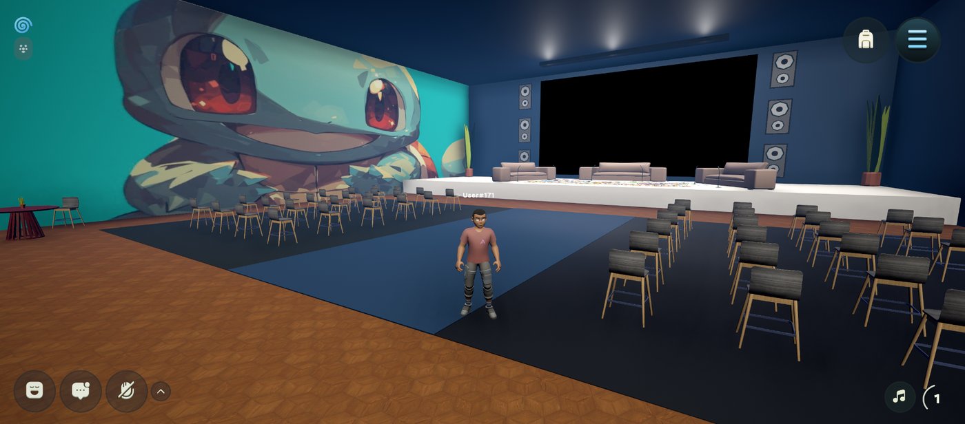 Pokeverse metaverse hangout space